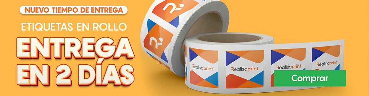 Etiqueta en rollo