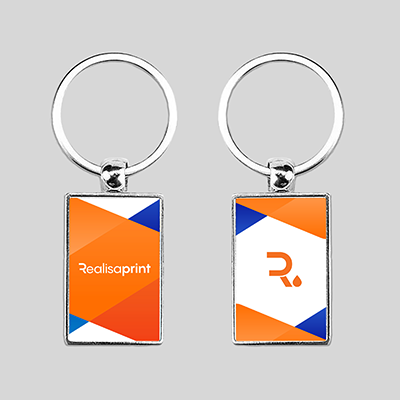 Llavero rectangular personalizado