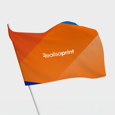 Impresión bandera en situación