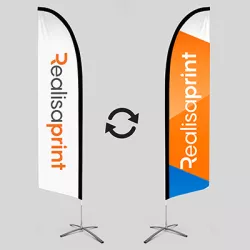 Banderola doble cara