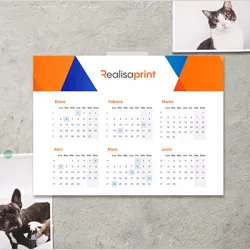 Calendario de cartón