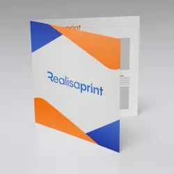 Folleto plegable de papel creativo