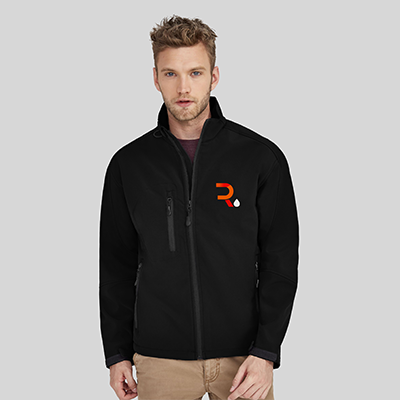 Abrigo corta viento personalizable hombre stormy negro