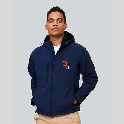 Abrigo corta viento personalizable hombre rainy azul francia