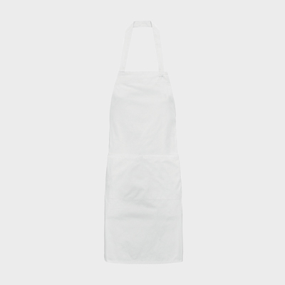 Delantal personalizado unisex chef blanco A