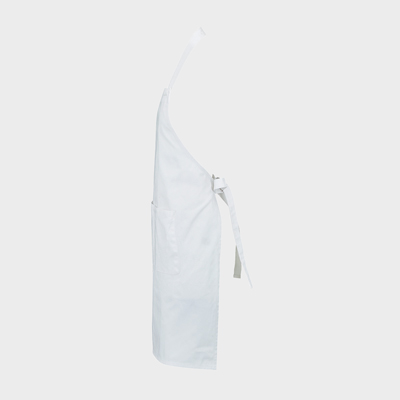 Delantal personalizado unisex chef blanco B