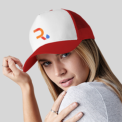 Impresión gorra beechfield CB640 rosa pastel personnalizado