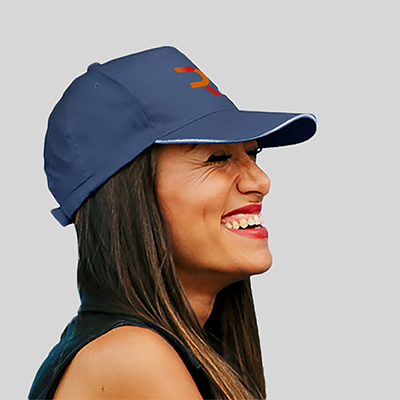 Impresión gorra atlantis AT500 blanco marino personalizado