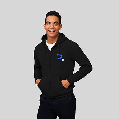 Sudadera personalizada hombre sunset negro