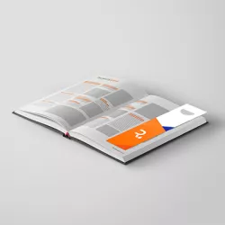 Marcapáginas laminado soft touch