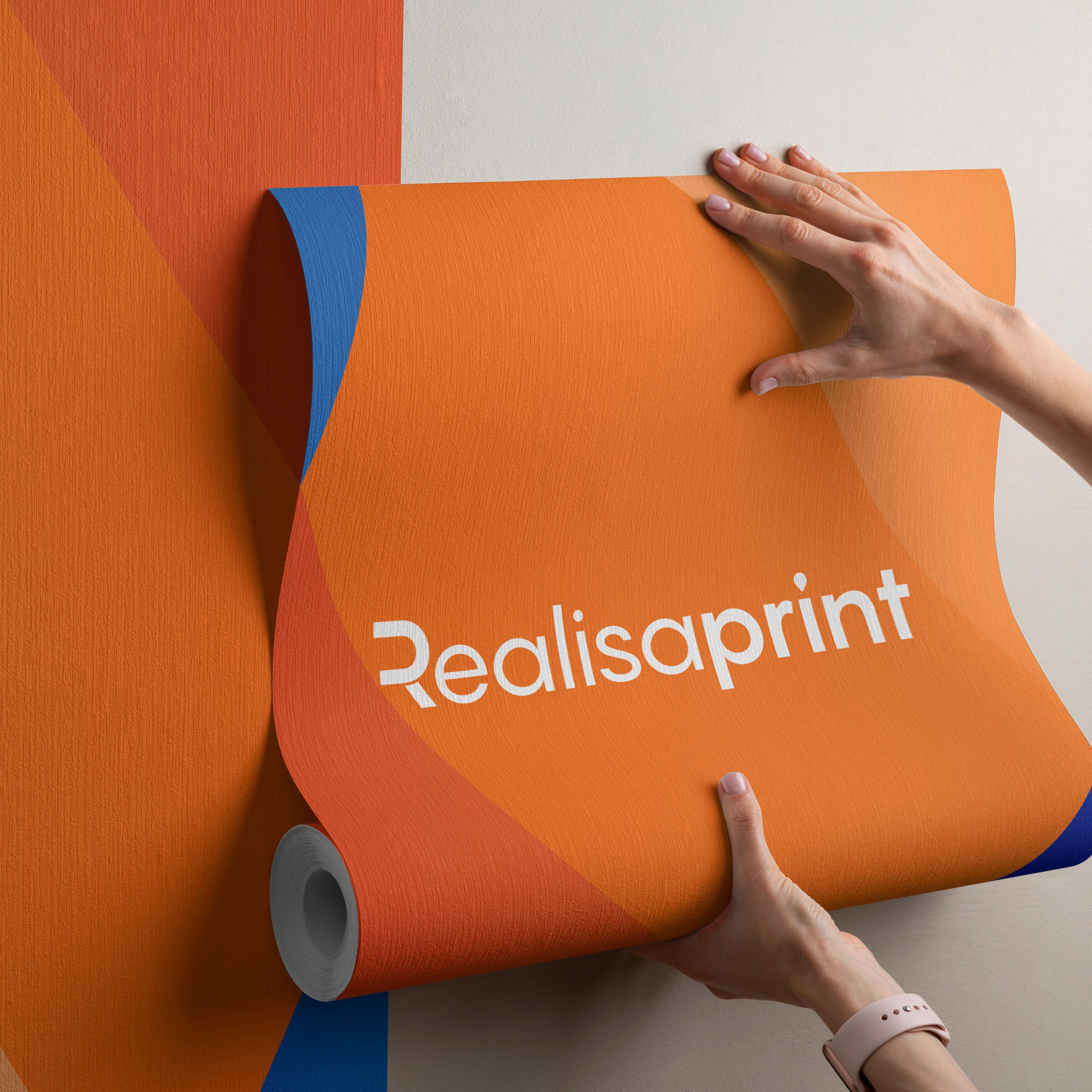 impresión rollo papel pintado