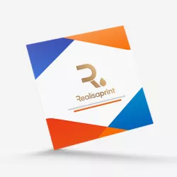 Tarjeta invitación con estampación metalizada