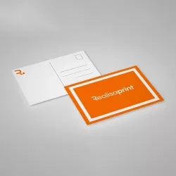 Tarjeta postal de papel creativo