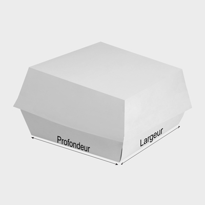 Medidas caja sandwich hamburguesa